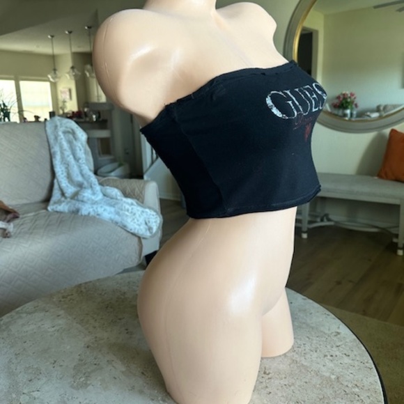 Guess black tube top size medium - Picture 2 of 6